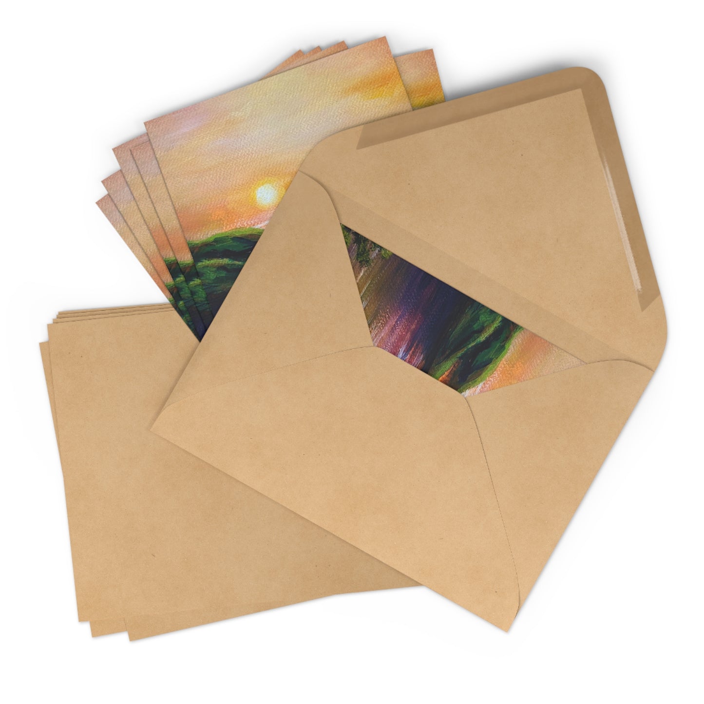 Set 7 cartes de voeux - "Towards the Open Sea"