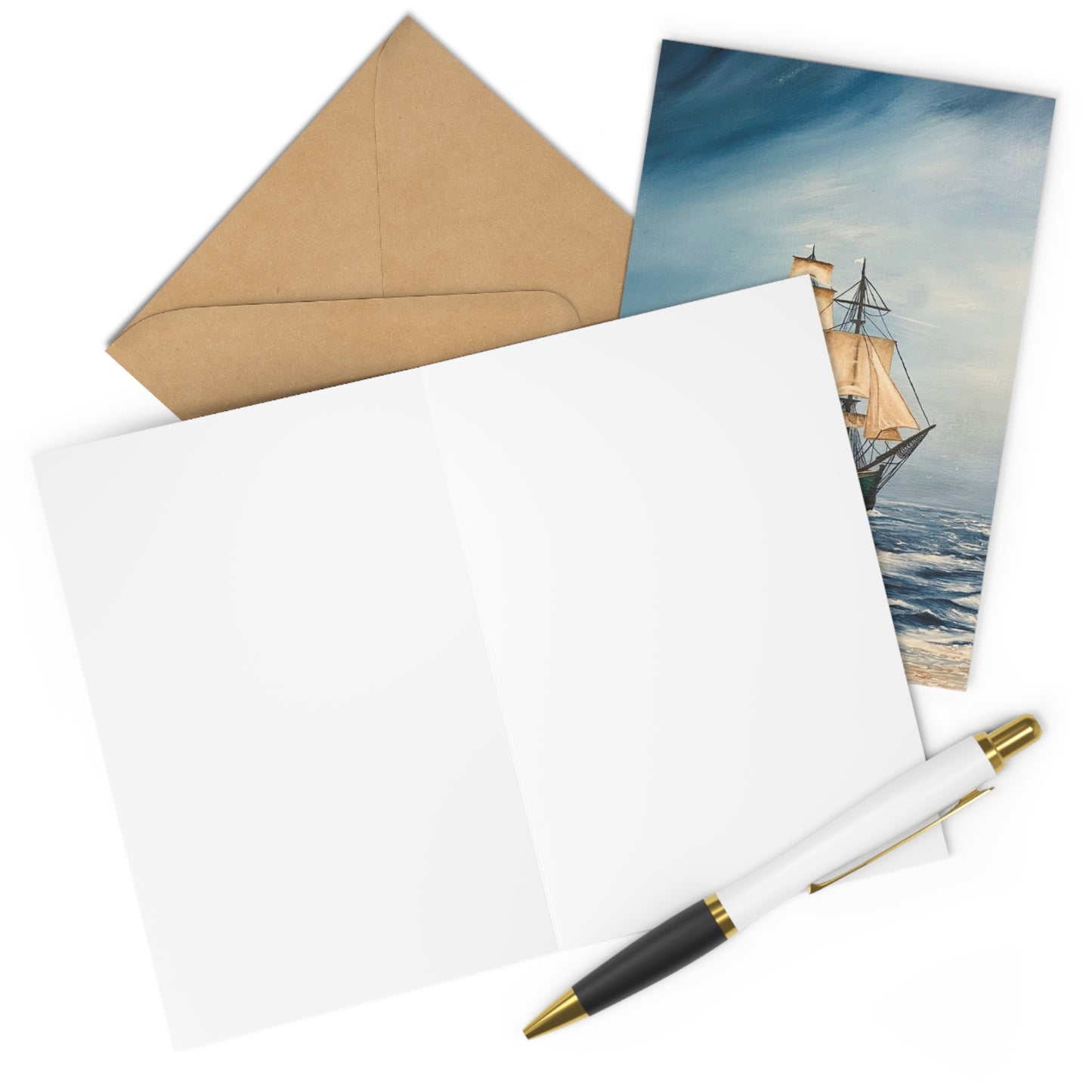 Set 7 cartes de voeux - "Across the Sea"