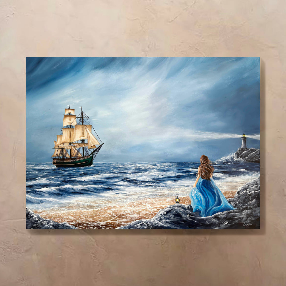 Coming Home to Her - Original - 60.9x45.7 cm