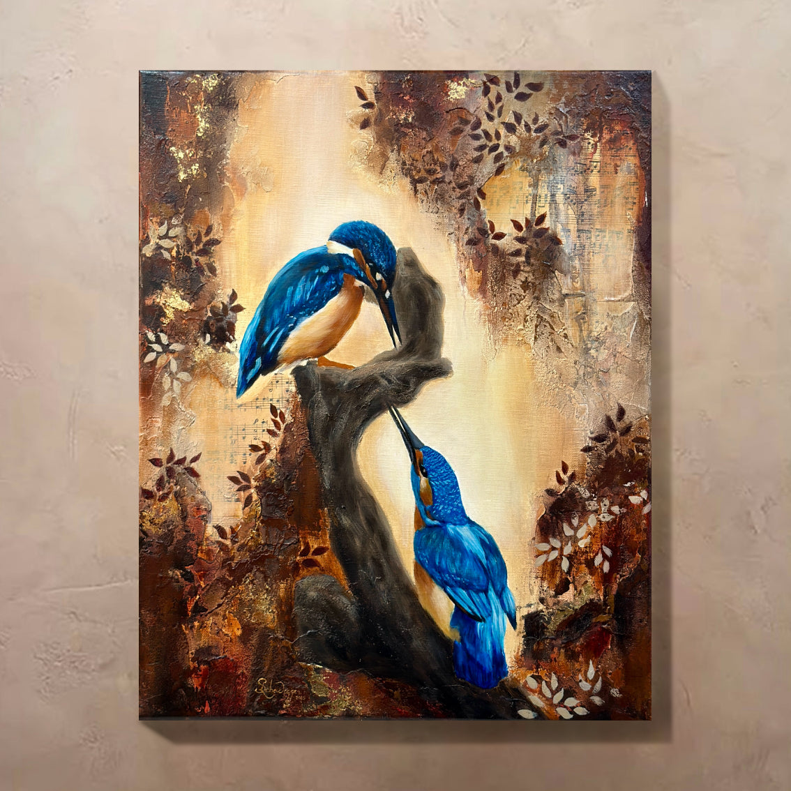 On the Edge of Revelation - Original - 40x50 cm