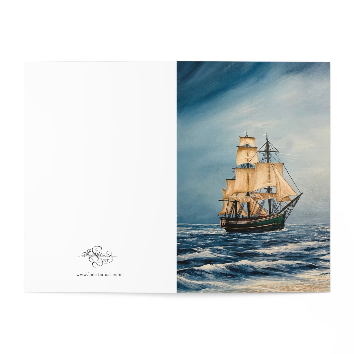Set 7 cartes de voeux - "Across the Sea"