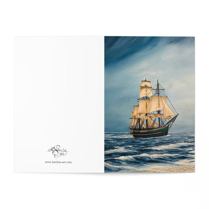 Set 7 cartes de voeux - "Across the Sea"