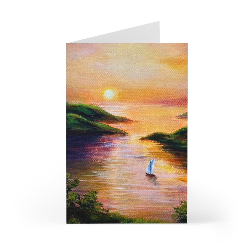 Set 7 cartes de voeux - "Towards the Open Sea"