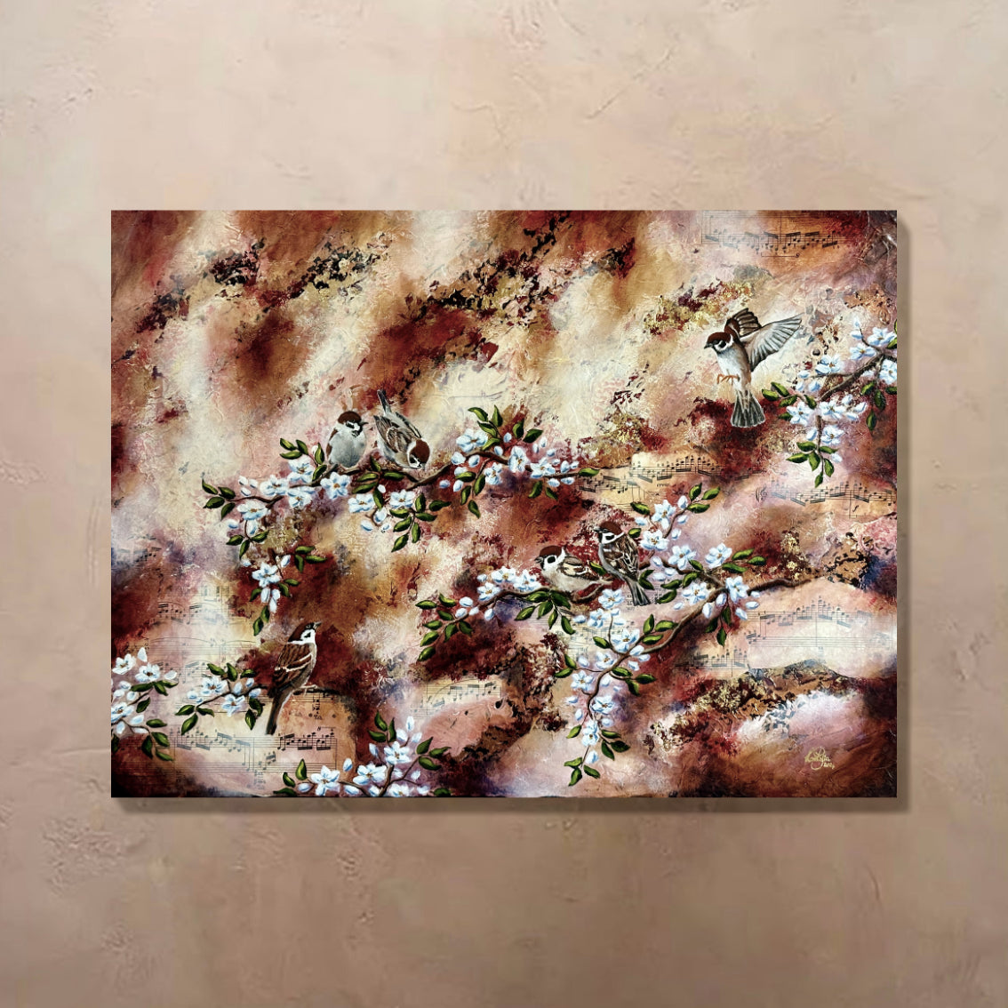 Little Messengers of Hope - Original - 24x18 in
