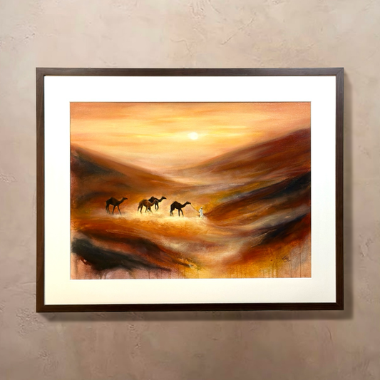 Golden Horizons - Original - 70x55 cm