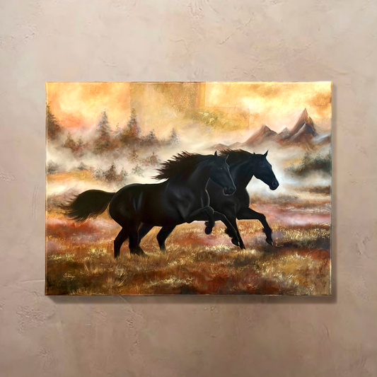 Shared Pursuit - Original - 80x60 cm