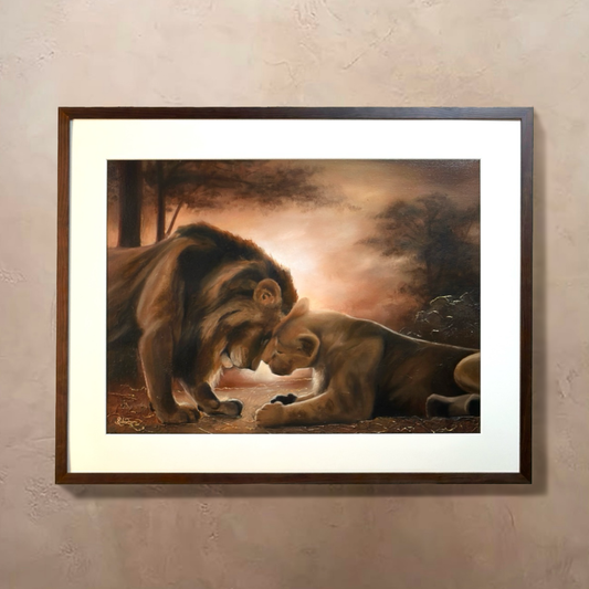 Tethered Souls - Original - 70x55 cm