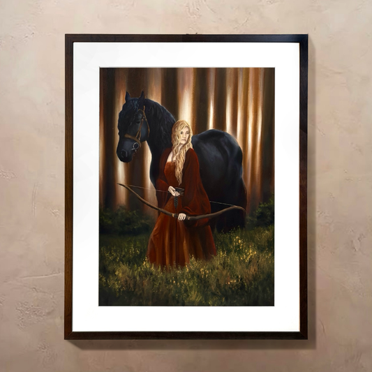 The Archer - Original - 55x70 cm
