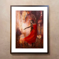 To the Melody of Her Heart - Original - 55x70 cm