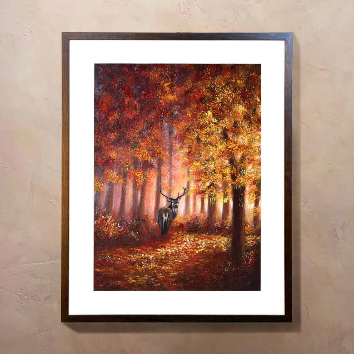 Into the Golden Woods - Original - 55x70 cm