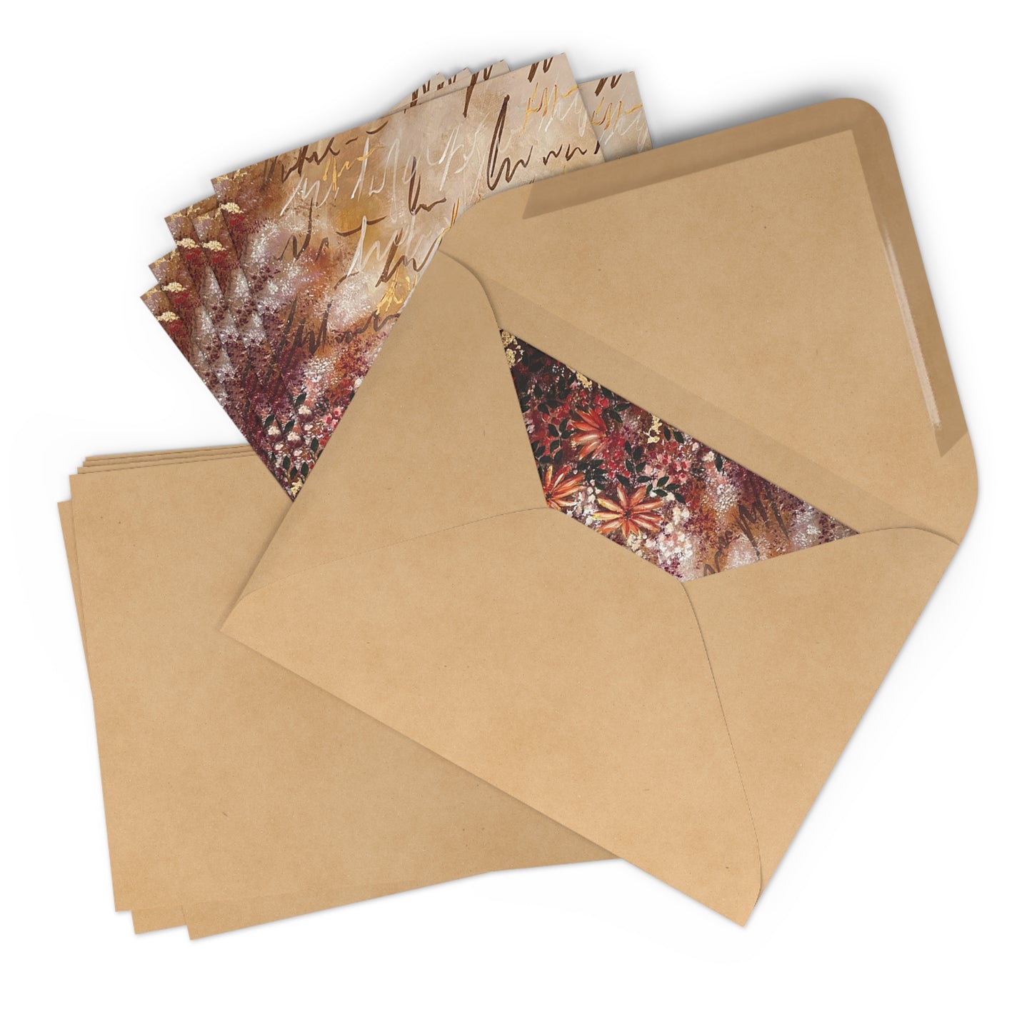 Set 7 cartes de voeux - "Sonnets of Joy"