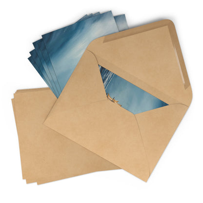 Set 7 cartes de voeux - "Across the Sea"
