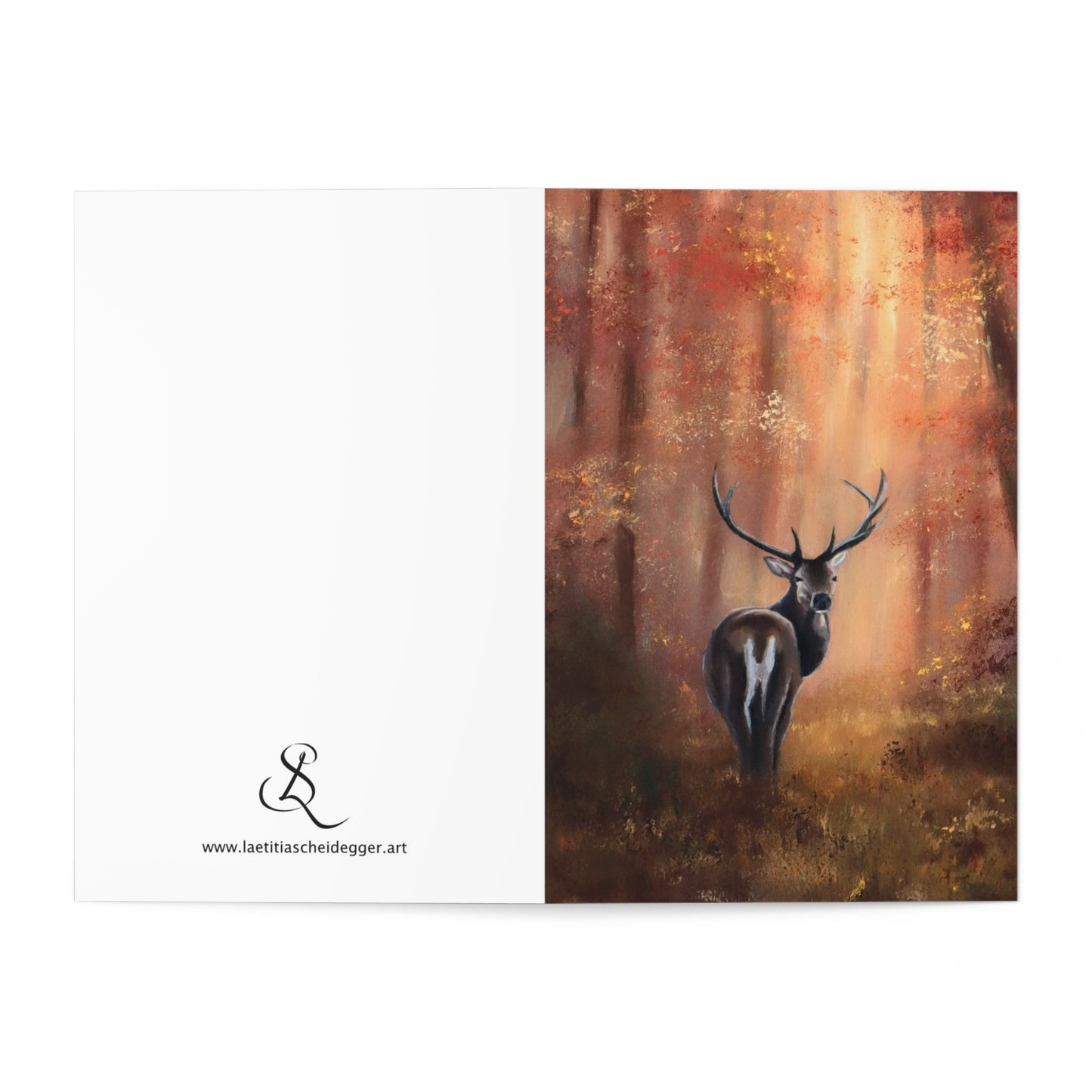 Set 7 cartes de voeux - "Elk"