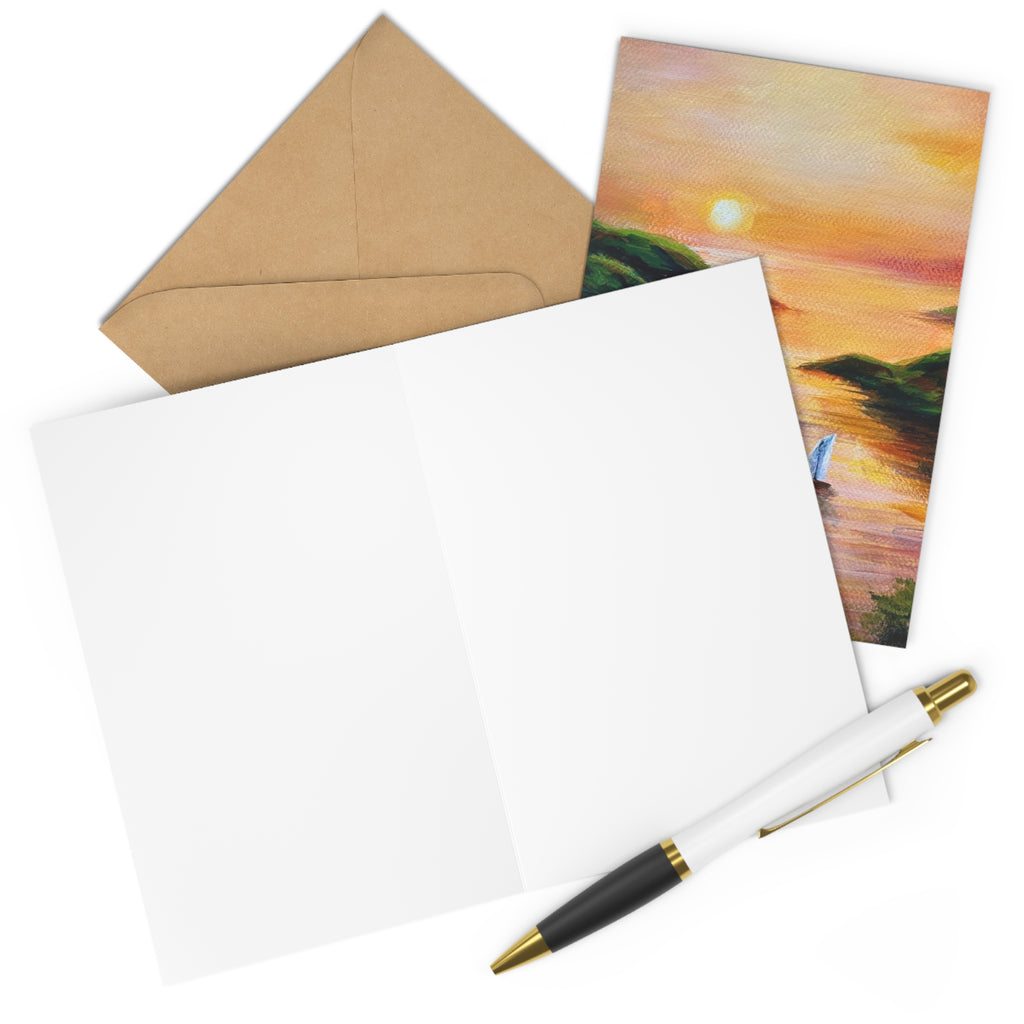 Set 7 cartes de voeux - "Towards the Open Sea"