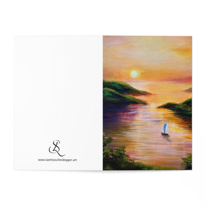 Set 7 cartes de voeux - "Towards the Open Sea"