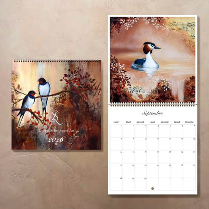 Calendrier planificateur 2026 "Sunlit Melodies"