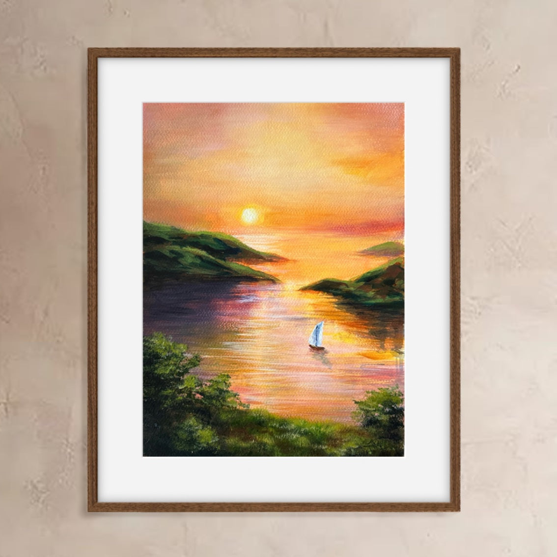 Towards the Open Sea - Original - 30x40 cm
