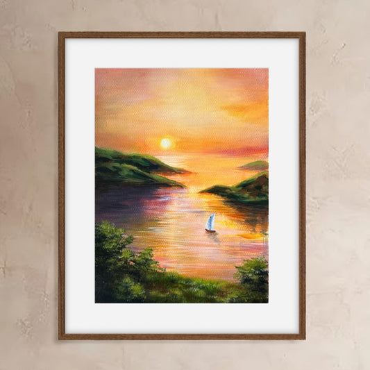 Towards the Open Sea - Original - 30x40 cm