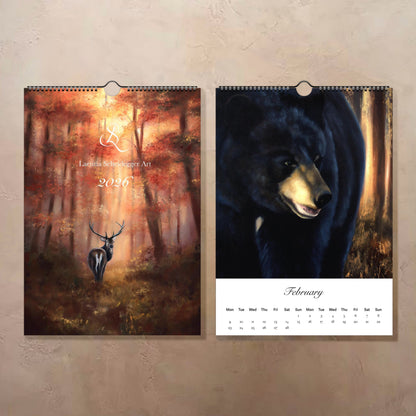Calendrier mural 2026 "Wisdom of the Wild"