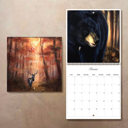 Calendrier planificateur 2026 "Wisdom of the Wild"